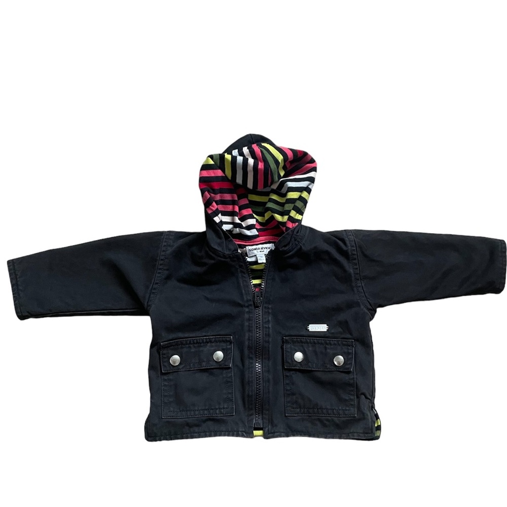 Sonia Rykiel size 12 months vintage baby jacket with hood
